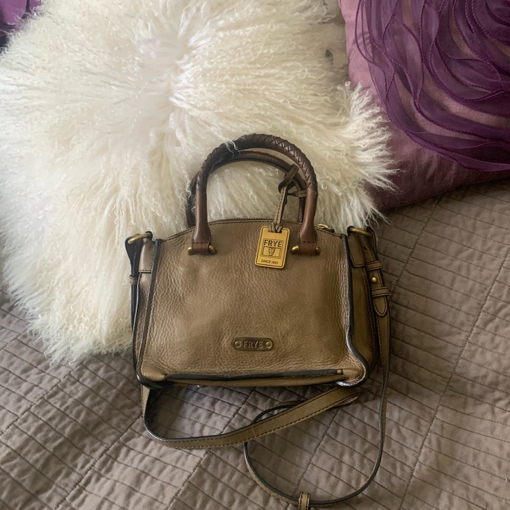Frye Brown Leather Crossbody Satchel